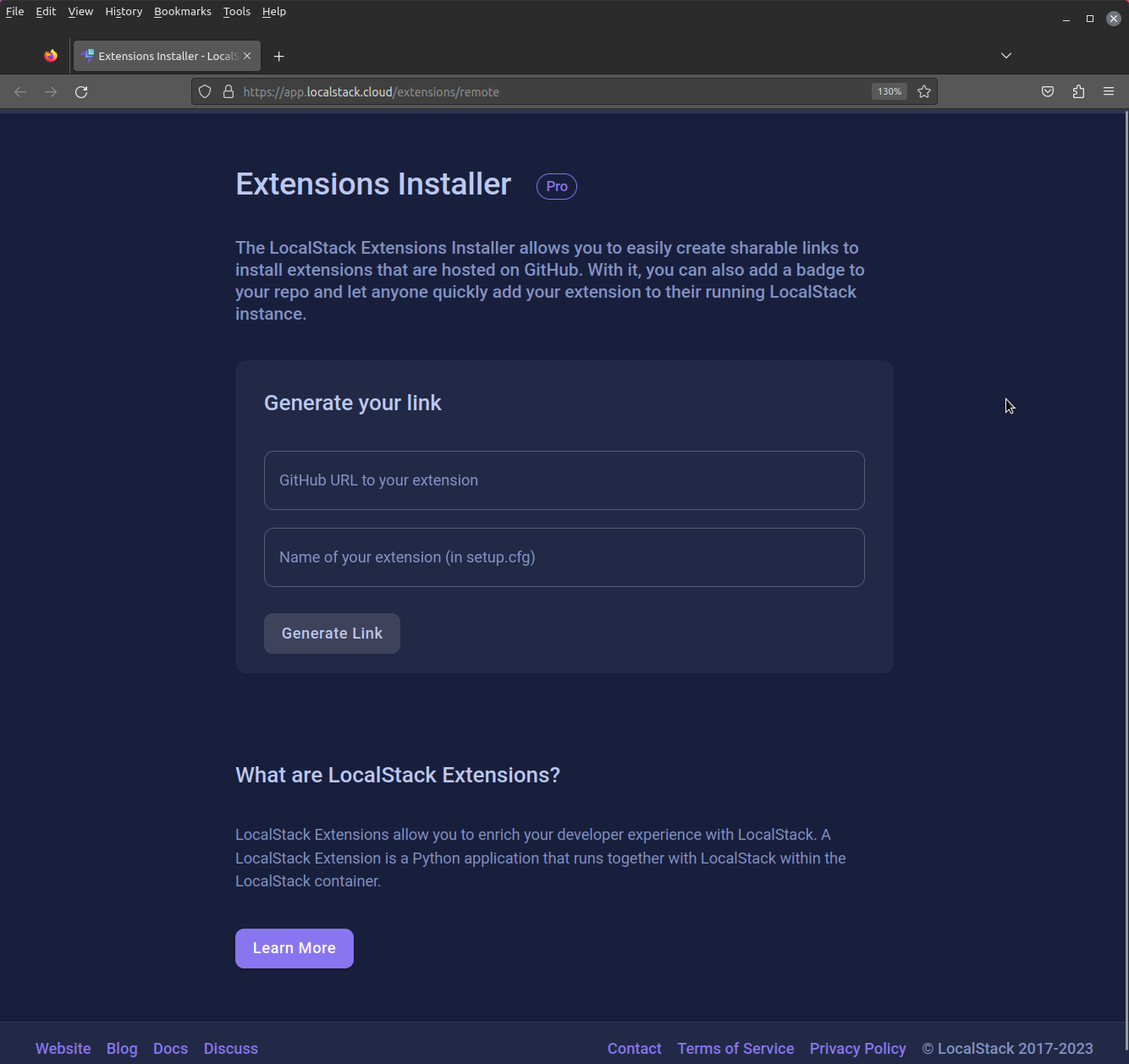 Extension Installer